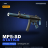 StatTrak™ MP5-SD | Statics | Поношенное · Скин Counter-Strike 2