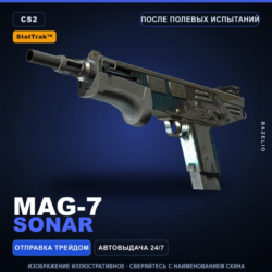 StatTrak™ MAG-7 | Sonar | После полевых испытаний · Скин Counter-Strike 2