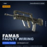 Сувенирный FAMAS | Faulty Wiring | Закалённое в боях · Скин Counter-Strike 2