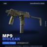 MP9 | Bioleak | Закалённое в боях · Скин Counter-Strike 2