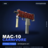 MAC-10 | Carnivore | Поношенное · Скин Counter-Strike 2