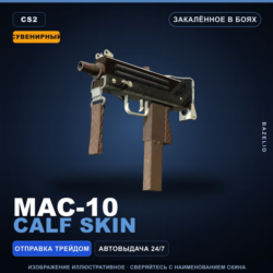 Сувенирный MAC-10 | Calf Skin | Закалённое в боях · Скин Counter-Strike 2