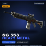 StatTrak™ SG 553 | Heavy Metal | Поношенное · Скин Counter-Strike 2