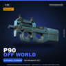 StatTrak™ P90 | Off World | Поношенное · Скин Counter-Strike 2