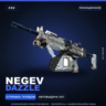 Negev | Dazzle | Поношенное · Скин Counter-Strike 2