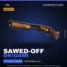 StatTrak™ Sawed-Off | Origami | Закалённое в боях · Скин Counter-Strike 2
