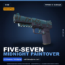 Сувенирный Five-SeveN | Midnight Paintover | Прямо с завода · Скин Counter-Strike 2