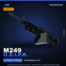 StatTrak™ M249 | O.S.I.P.R. | Поношенное · Скин Counter-Strike 2