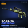 StatTrak™ SCAR-20 | Outbreak | Поношенное · Скин Counter-Strike 2