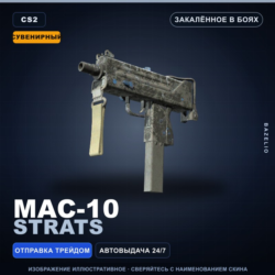 Сувенирный MAC-10 | Strats | Закалённое в боях · Скин Counter-Strike 2
