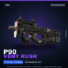 P90 | Vent Rush | Поношенное · Скин Counter-Strike 2