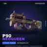 P90 | Neoqueen | Поношенное · Скин Counter-Strike 2