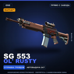 StatTrak™ SG 553 | Ol&acute; Rusty | Прямо с завода · Скин Counter-Strike 2