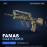 FAMAS | CaliCamo | Закалённое в боях · Скин Counter-Strike 2