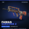 FAMAS | Survivor Z | Поношенное · Скин Counter-Strike 2