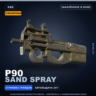 Сувенирный P90 | Sand Spray | Закалённое в боях · Скин Counter-Strike 2