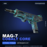 MAG-7 | Cobalt Core | Поношенное · Скин Counter-Strike 2