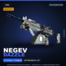 StatTrak™ Negev | Dazzle | Поношенное · Скин Counter-Strike 2