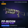 StatTrak™ PP-Bizon | Space Cat | После полевых испытаний · Скин Counter-Strike 2