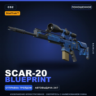 StatTrak™ SCAR-20 | Blueprint | Поношенное · Скин Counter-Strike 2
