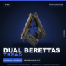 Dual Berettas | Tread | Поношенное · Скин Counter-Strike 2