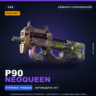 StatTrak™ P90 | Neoqueen | Немного поношенное · Скин Counter-Strike 2