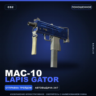MAC-10 | Lapis Gator | Поношенное · Скин Counter-Strike 2