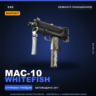 StatTrak™ MAC-10 | Whitefish | Немного поношенное · Скин Counter-Strike 2