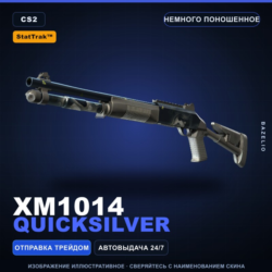 StatTrak™ XM1014 | Quicksilver | Немного поношенное · Скин Counter-Strike 2