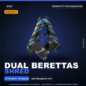 StatTrak™ Dual Berettas | Shred | Немного поношенное · Скин Counter-Strike 2