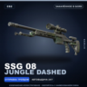 SSG 08 | Jungle Dashed | Закалённое в боях · Скин Counter-Strike 2