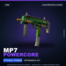 MP7 | Powercore | Закалённое в боях · Скин Counter-Strike 2
