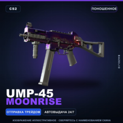 UMP-45 | Moonrise | Поношенное · Скин Counter-Strike 2