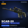 StatTrak™ SCAR-20 | Green Marine | Поношенное · Скин Counter-Strike 2