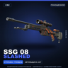 SSG 08 | Slashed | Поношенное · Скин Counter-Strike 2