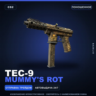 Tec-9 | Mummy&acute;s Rot | Поношенное · Скин Counter-Strike 2