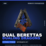 Dual Berettas | Dualing Dragons | Немного поношенное · Скин Counter-Strike 2