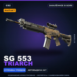 StatTrak™ SG 553 | Triarch | Закалённое в боях · Скин Counter-Strike 2