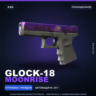 Glock-18 | Moonrise | Поношенное · Скин Counter-Strike 2