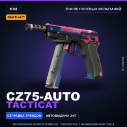 StatTrak™ CZ75-Auto | Tacticat | После полевых испытаний · Скин Counter-Strike 2