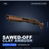 Sawed-Off | Clay Ambush | Закалённое в боях · Скин Counter-Strike 2