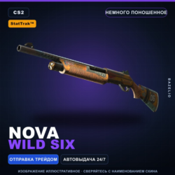StatTrak™ Nova | Wild Six | Немного поношенное · Скин Counter-Strike 2