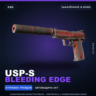 USP-S | Bleeding Edge | Закалённое в боях · Скин Counter-Strike 2