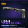 StatTrak™ USP-S | Ticket to Hell | Поношенное · Скин Counter-Strike 2