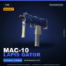 StatTrak™ MAC-10 | Lapis Gator | Поношенное · Скин Counter-Strike 2