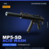 StatTrak™ MP5-SD | Acid Wash | Закалённое в боях · Скин Counter-Strike 2