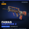 StatTrak™ FAMAS | Survivor Z | Поношенное · Скин Counter-Strike 2