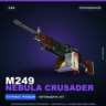 M249 | Nebula Crusader | Поношенное · Скин Counter-Strike 2