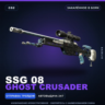 SSG 08 | Ghost Crusader | Закалённое в боях · Скин Counter-Strike 2