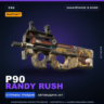 StatTrak™ P90 | Randy Rush | Закалённое в боях · Скин Counter-Strike 2
